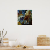 Poster Edgar Degas - Femme dans la baignoire (Cuisine)