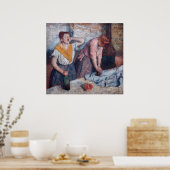 Poster Edgar Degas - Femmes en repassage (Cuisine)