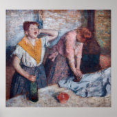 Poster Edgar Degas - Femmes en repassage (Devant)
