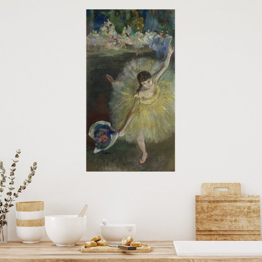 Poster Edgar Degas | Fin d'un Arabesque, 1877 (Cuisine)