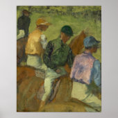 Poster Edgar Degas | Four Jockeys (Devant)