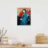 Poster Edgar Degas Jeune femme avec Ibis (Cuisine)