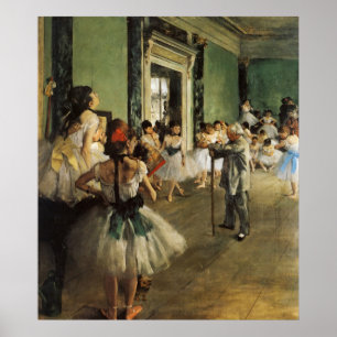 Poster Edgar Degas La Classe de Danse