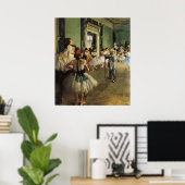Poster Edgar Degas La Classe de Danse (Bureau à domicile)