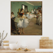 Poster EDGAR DEGAS - La classe de danse 1874 (Cuisine)