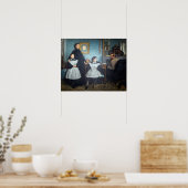 Poster Edgar Degas - La Famille Bellelli (Cuisine)