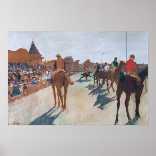 Poster Edgar Degas - La Parade (Devant)