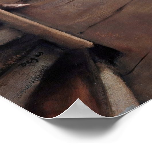 Poster Edgar Degas - La répétition (Coin)