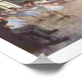 Poster Edgar Degas | La répétition de ballet (Coin)