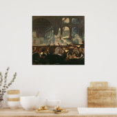 Poster Edgar Degas | La scène du ballet, opéra de Meyerbe (Cuisine)