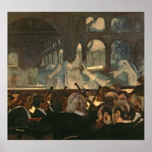 Poster Edgar Degas La scène du ballet, opéra de Meyerbe