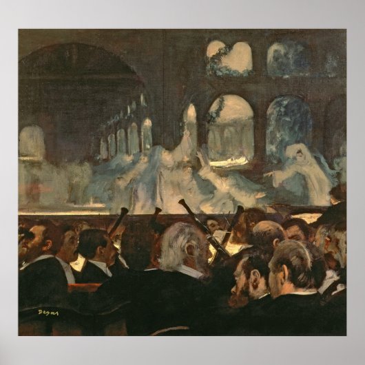 Poster Edgar Degas | La scène du ballet, opéra de Meyerbe (Devant)