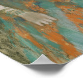 Poster Edgar Degas | Le chanteur en vert (Coin)