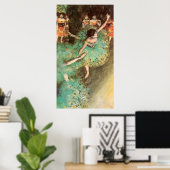 Poster Edgar Degas Le Danseur Vert (Bureau à domicile)