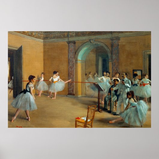Poster Edgar Degas Le Foyer de la Danse à l'Opéra (Devant)