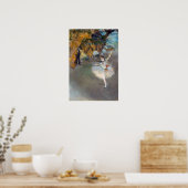 Poster Edgar Degas - L'Étoile / Danseur sur scène (Cuisine)