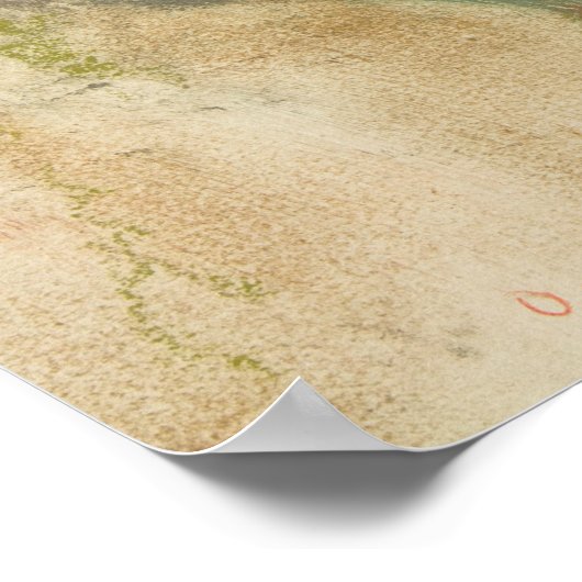 Poster Edgar Degas - Paysage (Coin)