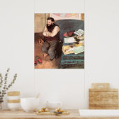 Poster Edgar Degas Portrait de Diego Martelli (Cuisine)
