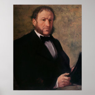Poster Edgar Degas Portrait de Monsieur Ruelle, 1861