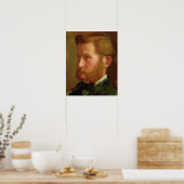 Poster Edgar Degas | Portrait de Paul Vapincon (Cuisine)