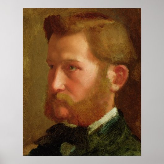 Poster Edgar Degas | Portrait de Paul Vapincon (Devant)