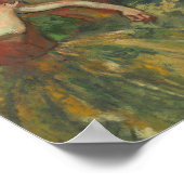 Poster Edgar Degas Quatre Danseurs Impressionniste (Coin)