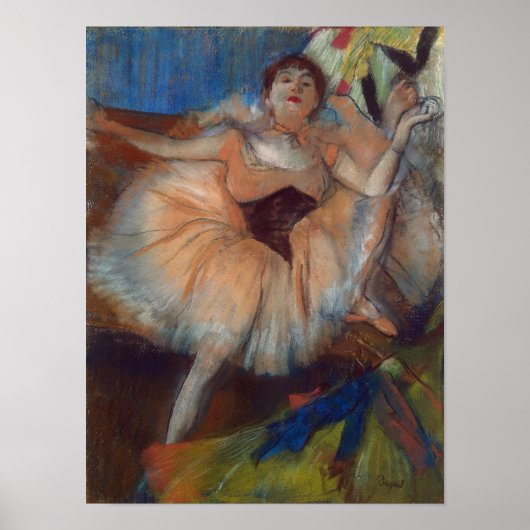 Poster Edgar Degas | Seated Dancer, 1879-80 (Devant)
