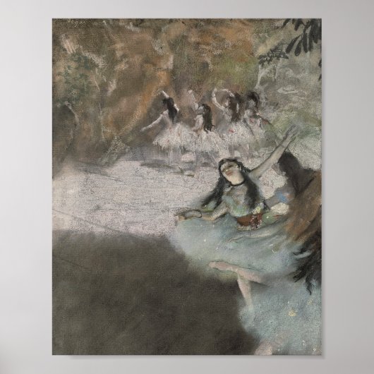 Poster Edgar Degas, Sur scène, 1876-1877 (Devant)