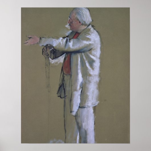 Poster Edgar Degas | the Ballet Master, 1875 (pastel) (Devant)