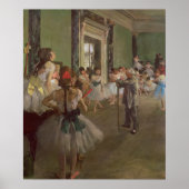 Poster Edgar Degas | The Dancing Class, c.1873-76 (Devant)