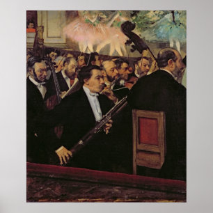 Poster Edgar Degas The Opera Orchestra, c.1870