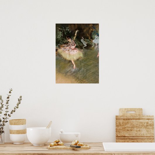 Poster Edgar Degas - The Star 1878 (Cuisine)