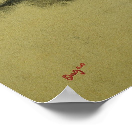 Poster Edgar Degas | Trois danseurs, vers 1900 (Coin)