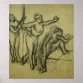 Poster Edgar Degas | Trois danseurs, vers 1900 (Devant)