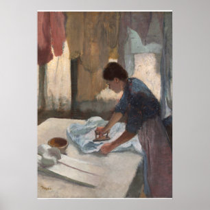 Poster Edgar Degas Woman ironing, c.1876-87