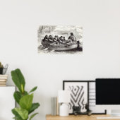 Poster Edgar le Pacifique est abattu sur la rivière (Bureau à domicile)