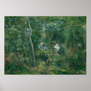 Poster Edge of the Woods par Camille Pissarro