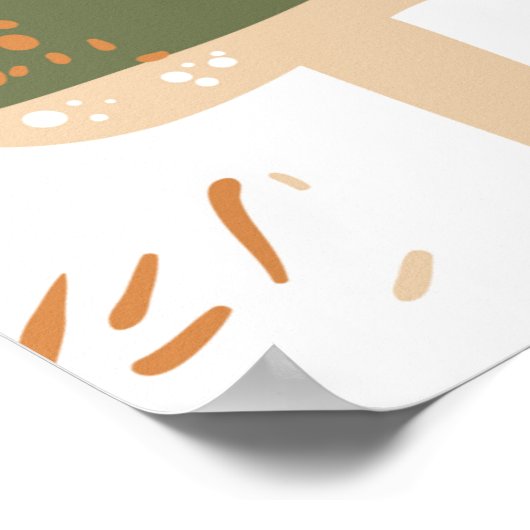 Poster Edible Mushrooms seamless pattern. Linocut old sty (Coin)