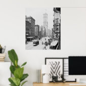 Poster Édifice Broadway & Times (Carré Une Fois) (Bureau à domicile)