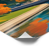 Poster Édifice du Parlement du Canada Ottawa, City Skylin (Coin)