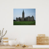 Poster Édifice du Parlement Ottawa (Ontario) Canada (Cuisine)