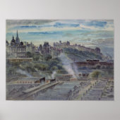 Poster Édimbourg à proximité de la chapelle Saint-Antoine (Devant)