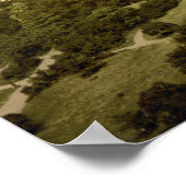 Poster Édimbourg du château, Écosse (Coin)