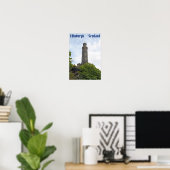 Poster Édimbourg, Écosse (Bureau à domicile)