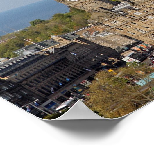 Poster Édimbourg, Écosse (Coin)