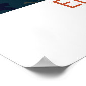 Poster Edimbourg Écosse célèbres lieux de voyage (Coin)