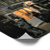 Poster Edimbourg, Écosse, paysage urbain (Coin)