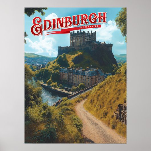 Poster Edimbourg : Un roman écossais bruyant (Devant)