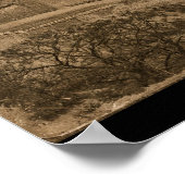 Poster Edinburgh Castle Sepia Photograph (Coin)