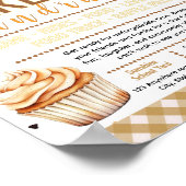 Poster Editable fall bake sale Fundraiser Flyer (Coin)
